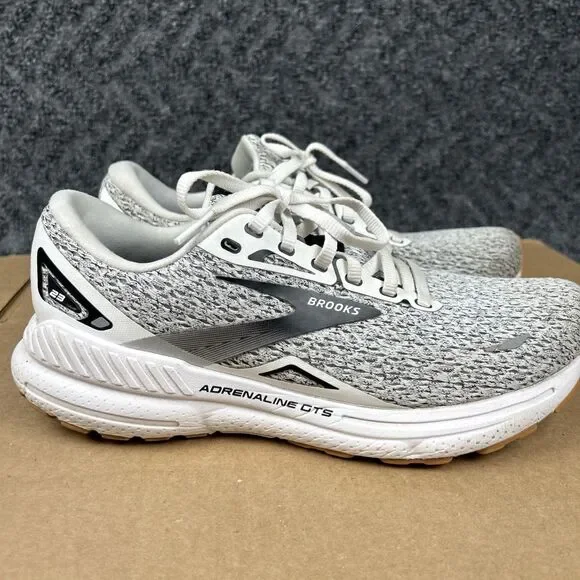 Brooks Adrenaline GTS 23 Women’s 9 Medium Grey White Athletic Training Shoes - Picture 3 of 12